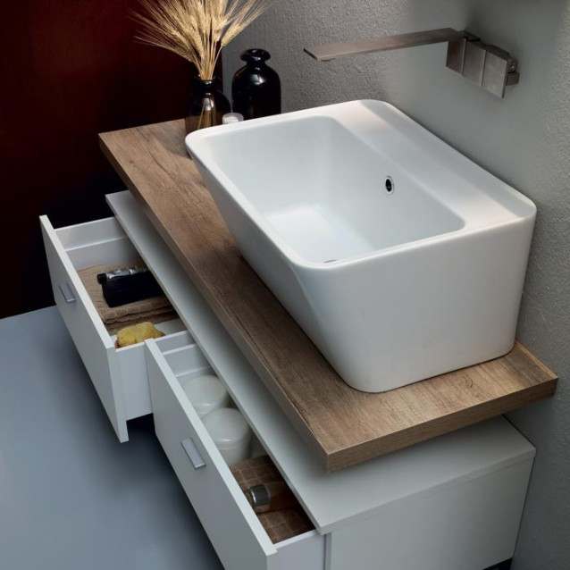 Lavabo in ceramica  70x40xh25 cm| 9 colori disponibili | Serie Wynn | Colavene