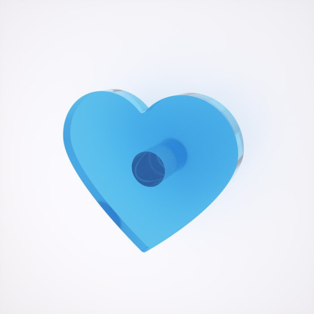 Appendiabito Cuore | 14 colori disponibili | Petrozzi