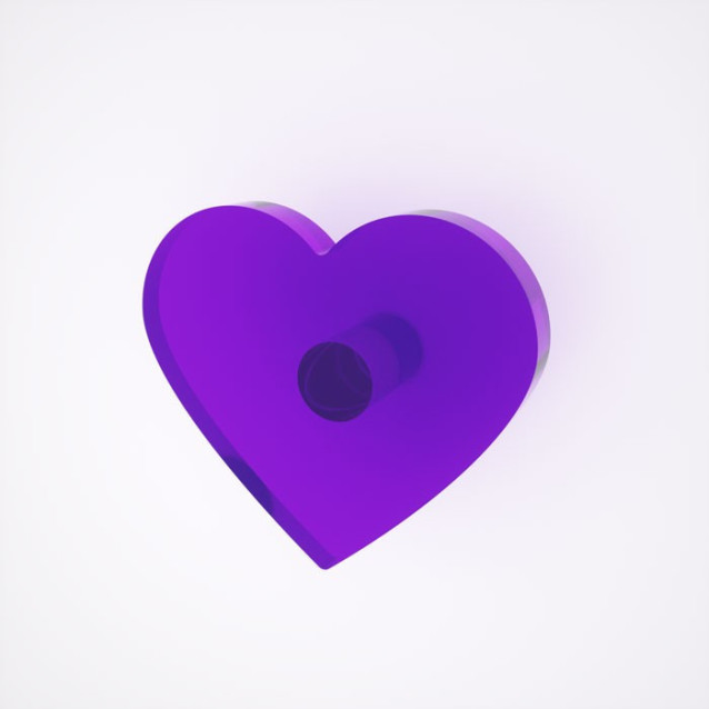 Appendiabito Cuore | 14 colori disponibili | Petrozzi