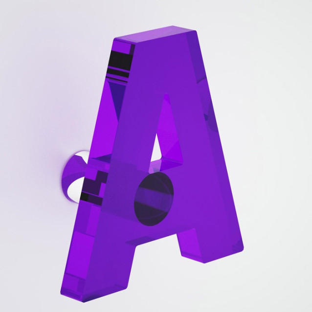 Alfabeto in Plexiglass | 12 colori disponibili | Petrozzi