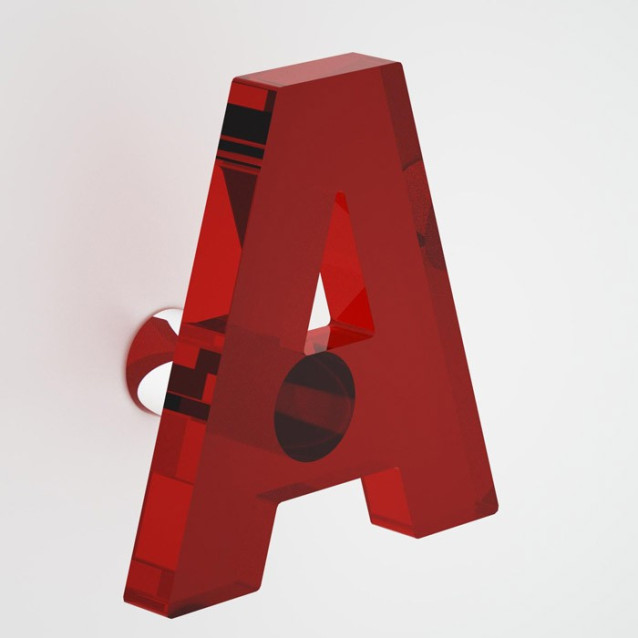 Alfabeto in Plexiglass | 12 colori disponibili | Petrozzi