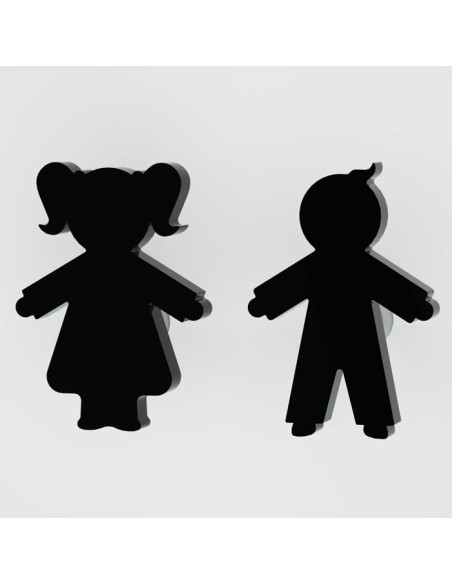 Appendiabiti Goccia Nuvola Tuono Luna | Plexiglass colorato | Petrozzi