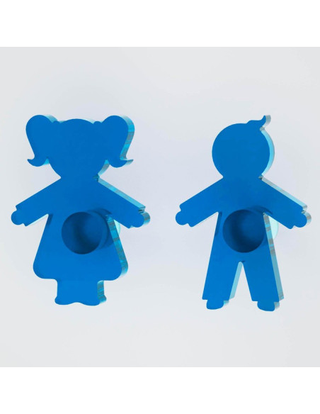 Appendiabiti Goccia Nuvola Tuono Luna | Plexiglass colorato | Petrozzi