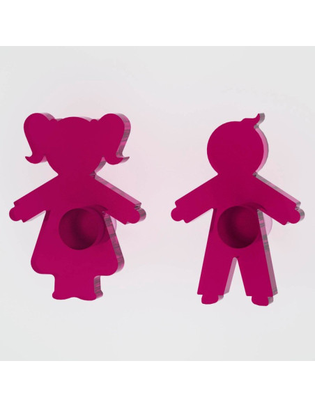 Appendiabiti Goccia Nuvola Tuono Luna | Plexiglass colorato | Petrozzi