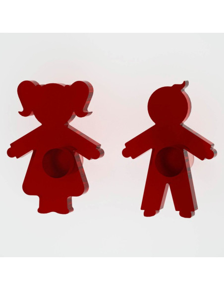 Appendiabiti Goccia Nuvola Tuono Luna | Plexiglass colorato | Petrozzi