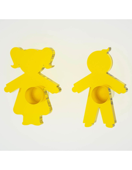 Appendiabiti Goccia Nuvola Tuono Luna | Plexiglass colorato | Petrozzi