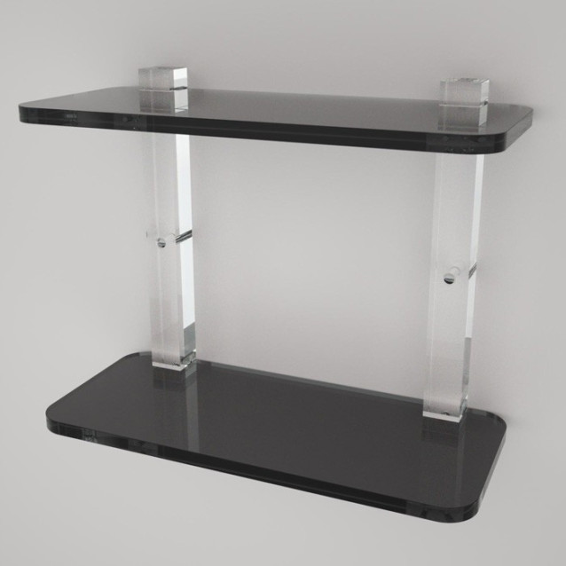 Shelf with sides | Plexiglass | 7 colors available
