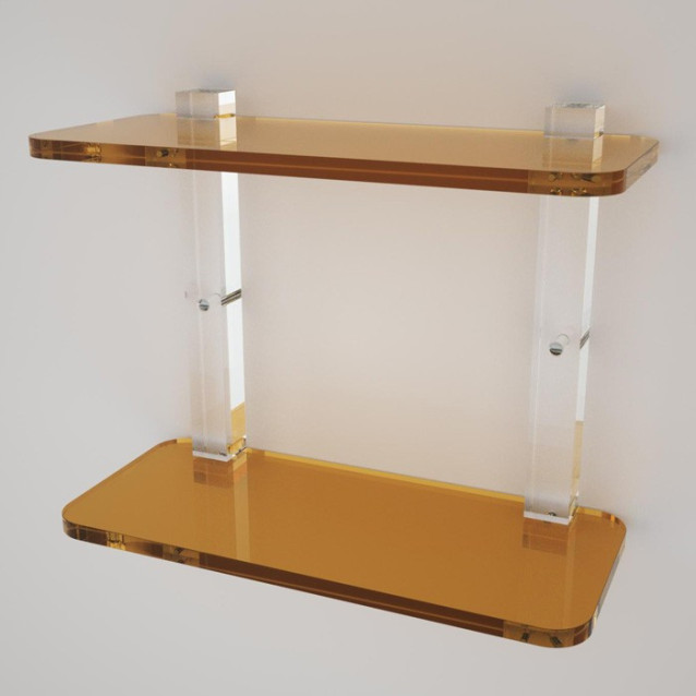 Shelf with sides | Plexiglass | 7 colors available