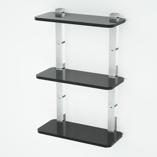 Shelf with sides | Plexiglass | 7 colors available