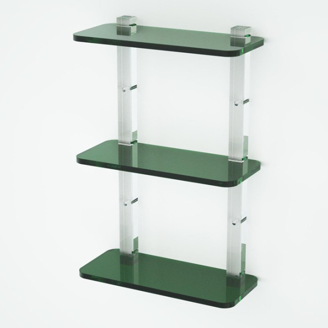 Shelf with sides | Plexiglass | 7 colors available