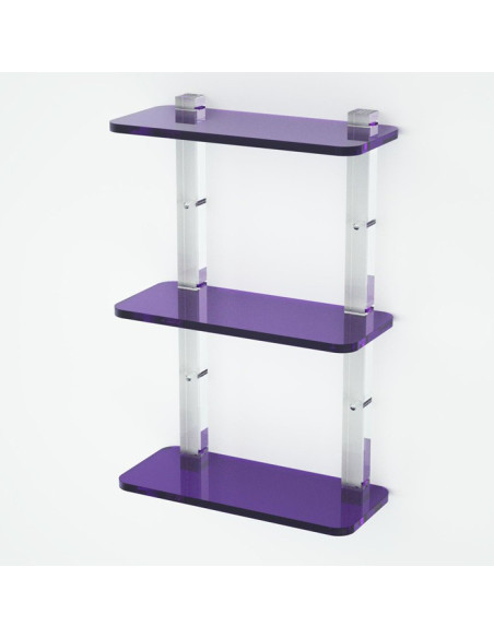 Shelf with sides | Plexiglass | 7 colors available