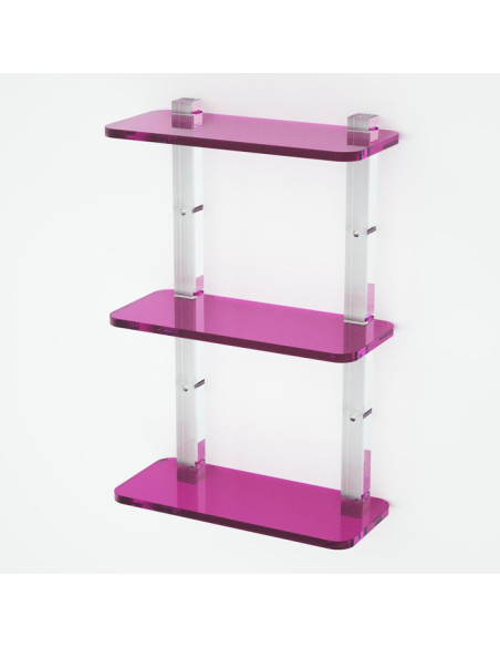 Shelf with sides | Plexiglass | 7 colors available