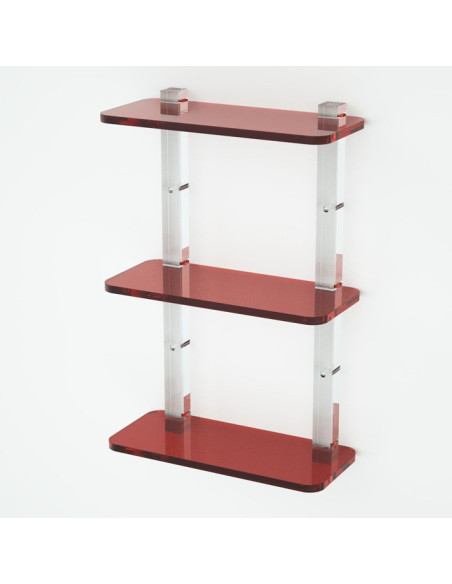 Shelf with sides | Plexiglass | 7 colors available