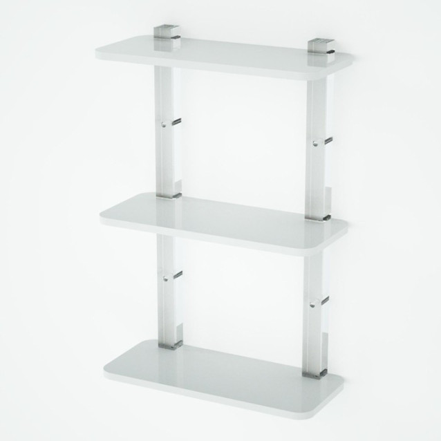 Shelf with sides | Plexiglass | 7 colors available