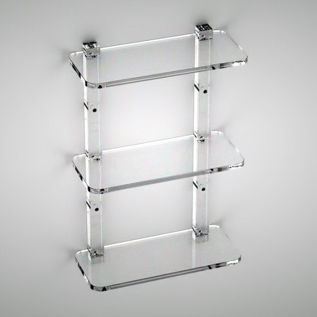 Shelf with sides | Plexiglass | 7 colors available