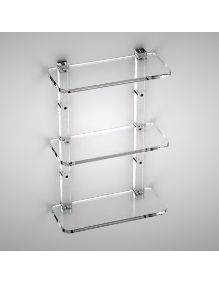 Shelf with sides | Plexiglass | 7 colors available