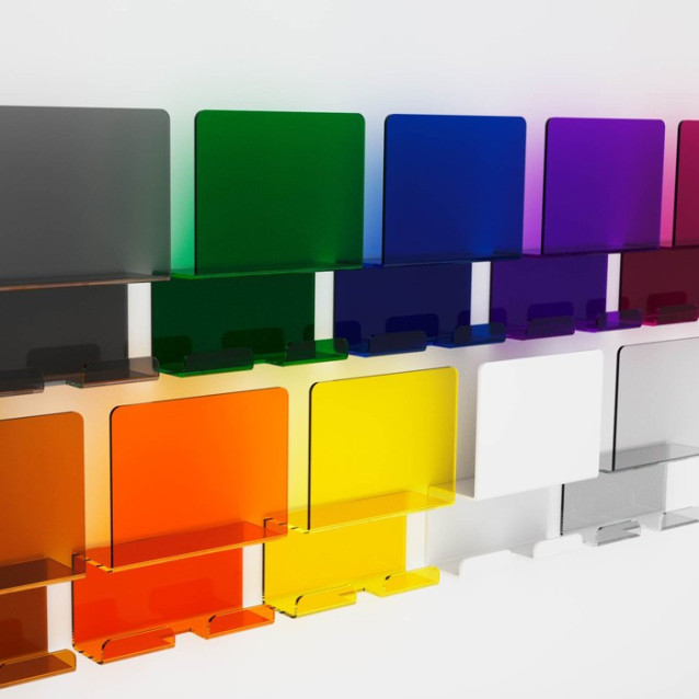 Appendiabiti Goccia Nuvola Tuono Luna | Plexiglass colorato | Petrozzi