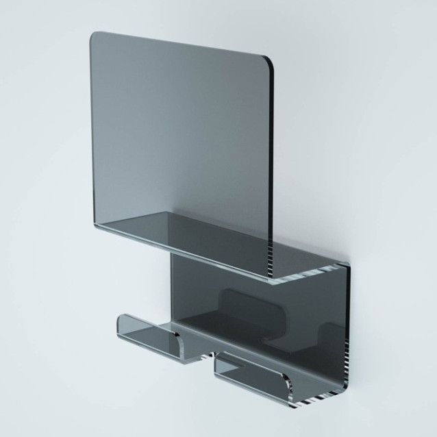 Appendiabiti Goccia Nuvola Tuono Luna | Plexiglass colorato | Petrozzi