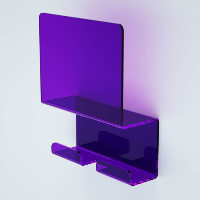 Appendiabiti Goccia Nuvola Tuono Luna | Plexiglass colorato | Petrozzi