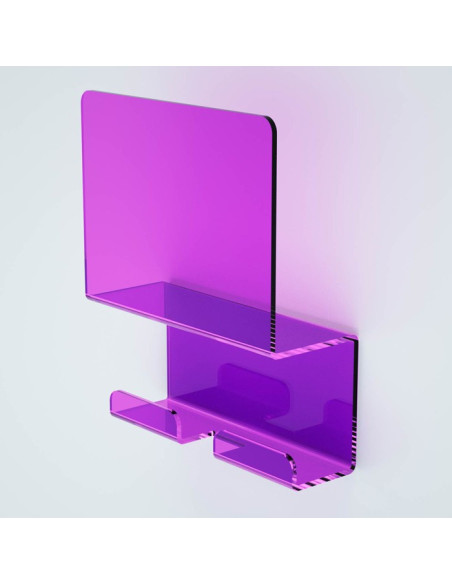 Appendiabiti Goccia Nuvola Tuono Luna | Plexiglass colorato | Petrozzi