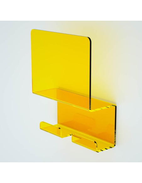 Appendiabiti Goccia Nuvola Tuono Luna | Plexiglass colorato | Petrozzi