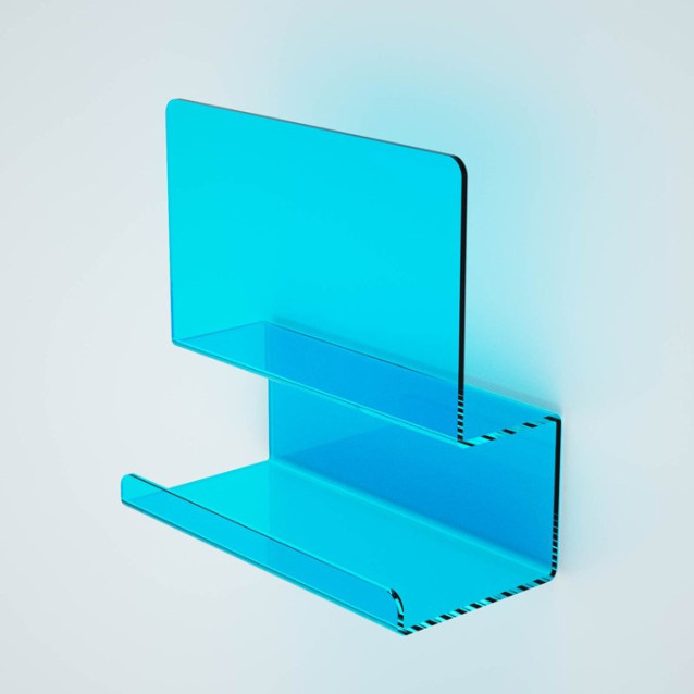 Appendiabiti Goccia Nuvola Tuono Luna | Plexiglass colorato | Petrozzi