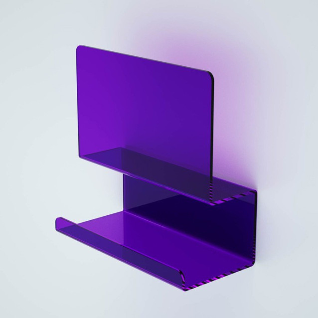 Appendiabiti Goccia Nuvola Tuono Luna | Plexiglass colorato | Petrozzi