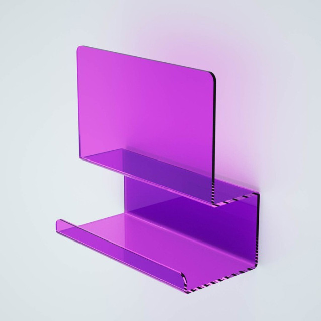 Appendiabiti Goccia Nuvola Tuono Luna | Plexiglass colorato | Petrozzi