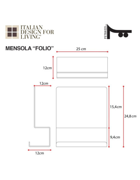 Appendiabiti Goccia Nuvola Tuono Luna | Plexiglass colorato | Petrozzi