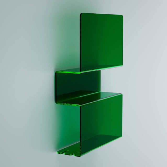 Appendiabiti Goccia Nuvola Tuono Luna | Plexiglass colorato | Petrozzi