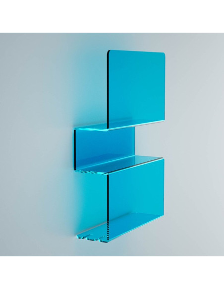 Appendiabiti Goccia Nuvola Tuono Luna | Plexiglass colorato | Petrozzi