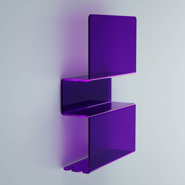 Appendiabiti Goccia Nuvola Tuono Luna | Plexiglass colorato | Petrozzi