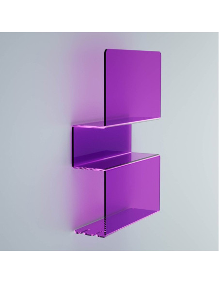 Appendiabiti Goccia Nuvola Tuono Luna | Plexiglass colorato | Petrozzi