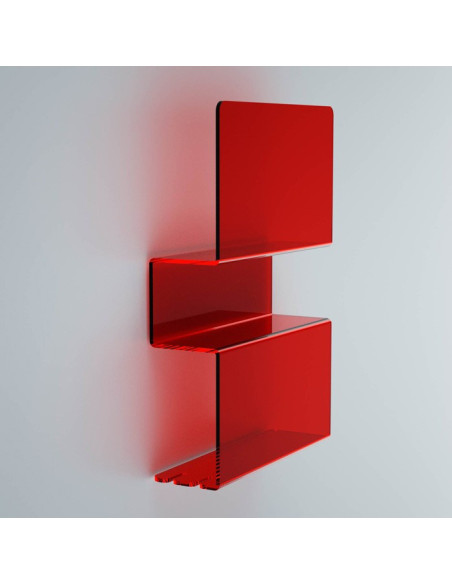 Appendiabiti Goccia Nuvola Tuono Luna | Plexiglass colorato | Petrozzi