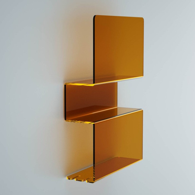 Appendiabiti Goccia Nuvola Tuono Luna | Plexiglass colorato | Petrozzi