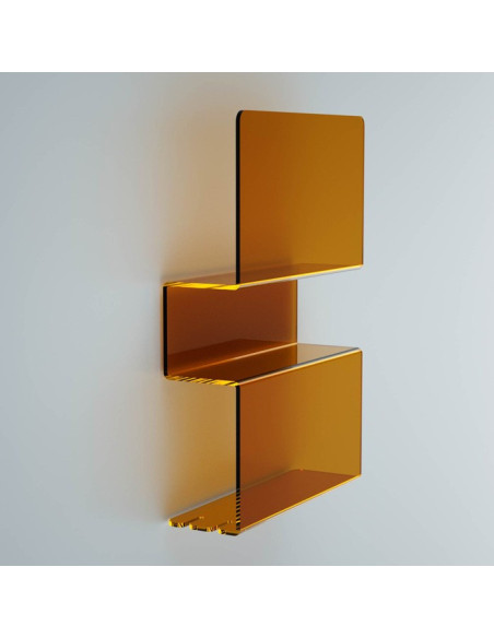 Appendiabiti Goccia Nuvola Tuono Luna | Plexiglass colorato | Petrozzi