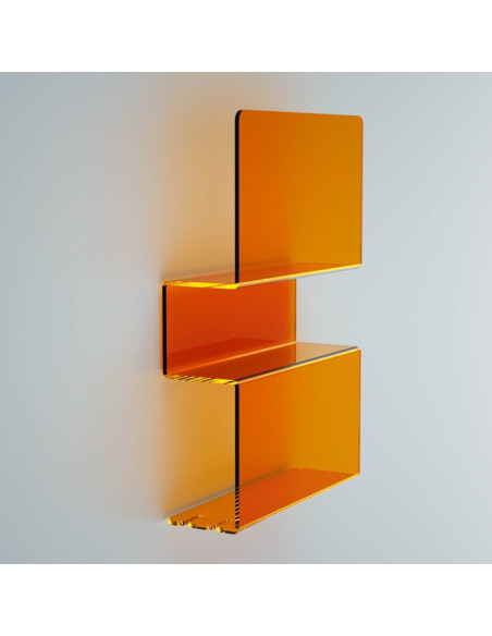 Appendiabiti Goccia Nuvola Tuono Luna | Plexiglass colorato | Petrozzi