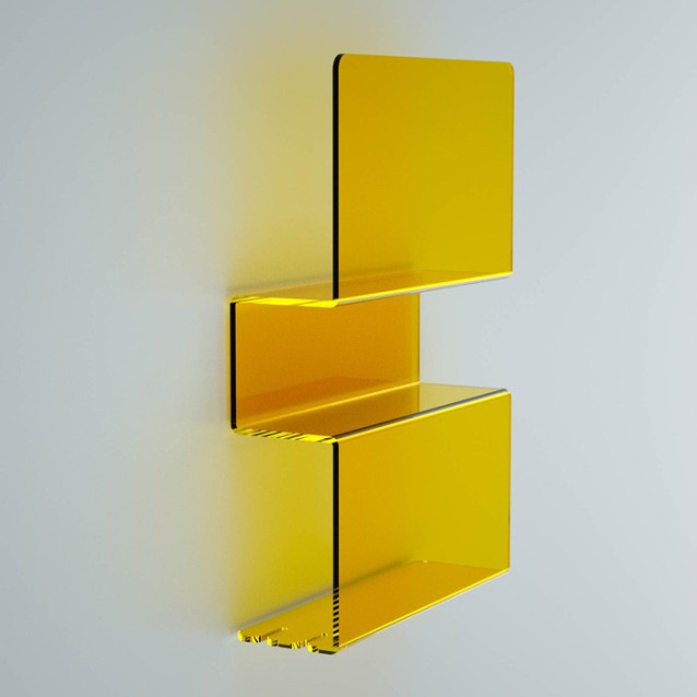 Appendiabiti Goccia Nuvola Tuono Luna | Plexiglass colorato | Petrozzi