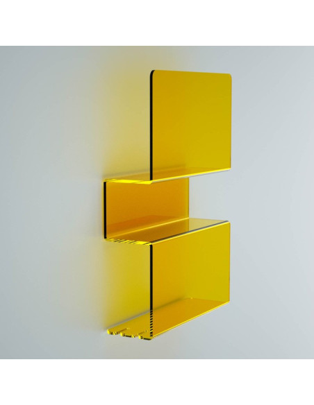 Appendiabiti Goccia Nuvola Tuono Luna | Plexiglass colorato | Petrozzi