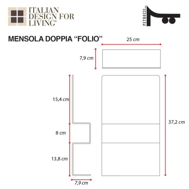 Appendiabiti Goccia Nuvola Tuono Luna | Plexiglass colorato | Petrozzi