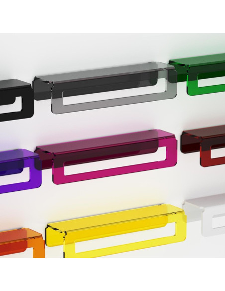 Towel holder | Plexiglass | Transparent | Cosmea Collection