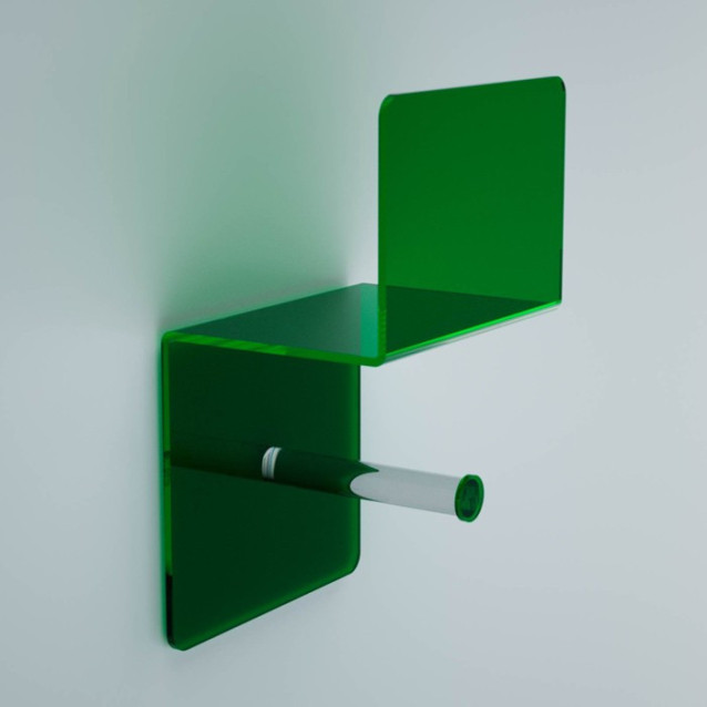 Porta rotolo da parete | Plexiglass | Dea | Petrozzi