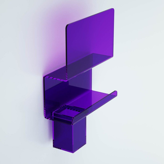 Porta rotolo da parete | Plexiglass | Dea | Petrozzi