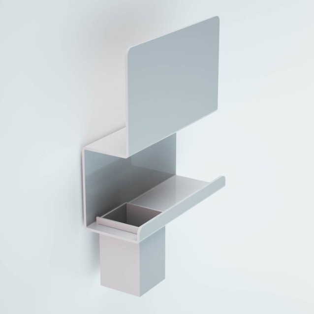 Porta rotolo da parete | Plexiglass | Dea | Petrozzi