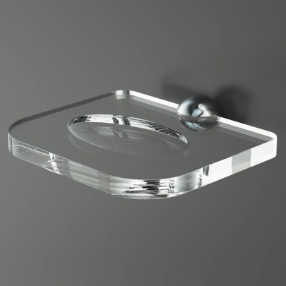 Towel holder | Plexiglass | Transparent | Cosmea Collection