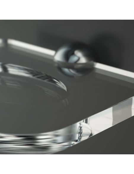 Towel holder | Plexiglass | Transparent | Cosmea Collection