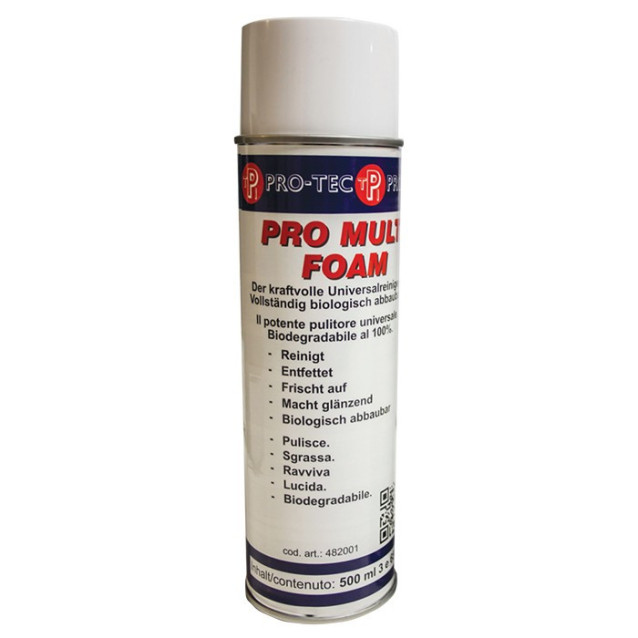 Spray pulizia plexiglass antistatico Pro multi foam | Petrozzi |