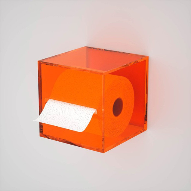 Towel holder | Plexiglass | Transparent | Cosmea Collection