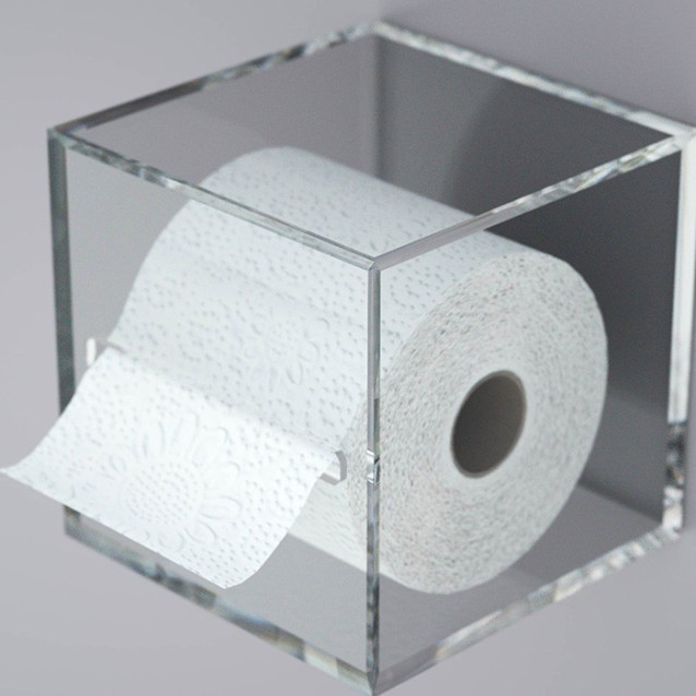 Towel holder | Plexiglass | Transparent | Cosmea Collection