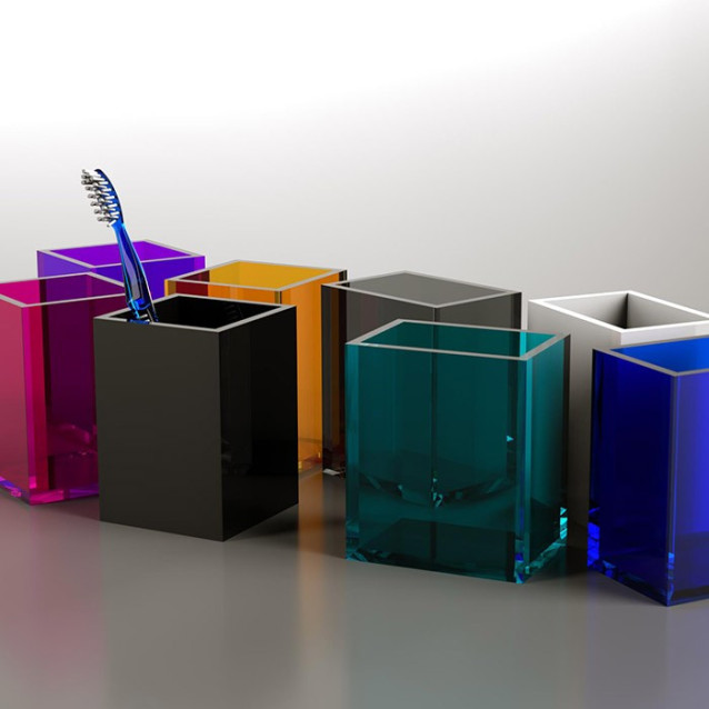 Towel holder | Plexiglass | Transparent | Cosmea Collection